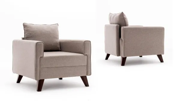 Kreslo / Jednomiestna pohovka Bella Armchair - Cream