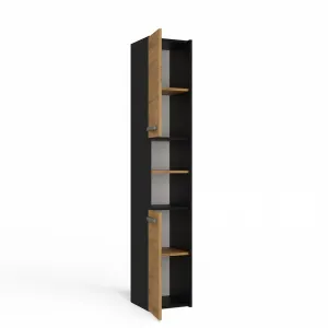 TP Living Kúpeľňová skrinka S30 170 cm antracit/dub artisan
