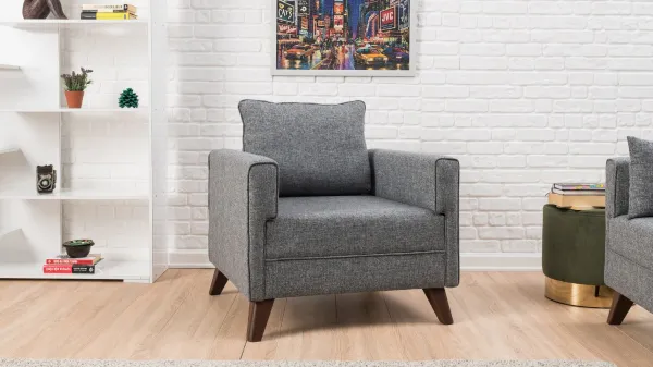 Kreslo / Jednomiestna pohovka Bella Armchair - Gey