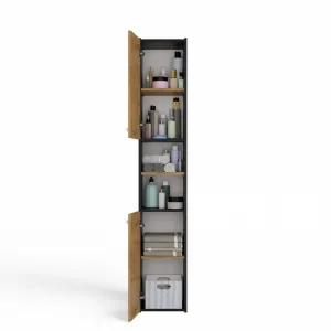 TP Living Kúpeľňová skrinka S30 170 cm antracit/dub artisan