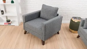 Kreslo / Jednomiestna pohovka Bella Armchair - Gey