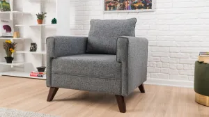 Kreslo / Jednomiestna pohovka Bella Armchair - Gey
