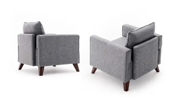 Kreslo / Jednomiestna pohovka Bella Armchair - Gey