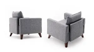 Kreslo / Jednomiestna pohovka Bella Armchair - Gey