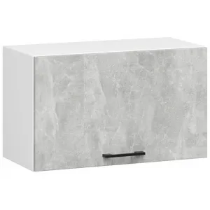 Ak furniture Kuchyňská linka Olivie 2,4 m prosklená beton