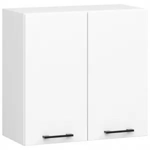 Ak furniture Kuchynská linka Olivie 2,4 m biela/betón/dub sonoma
