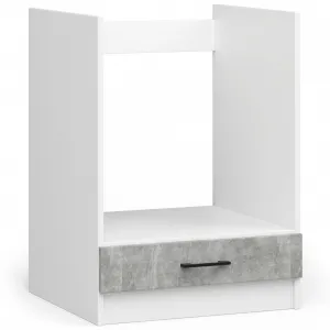 Ak furniture Kuchyňská linka Olivie G2 2,4 m bílá/beton/dub sonoma