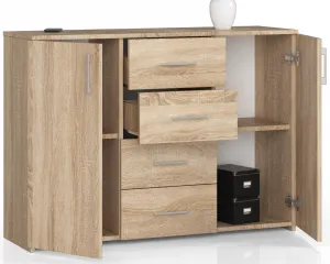 Ak furniture Komoda Torvi K 110,4 cm dub sonoma