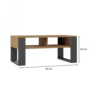 TP Living Konferenční stolek Lawa MODERN 2P dub artisan/antracit