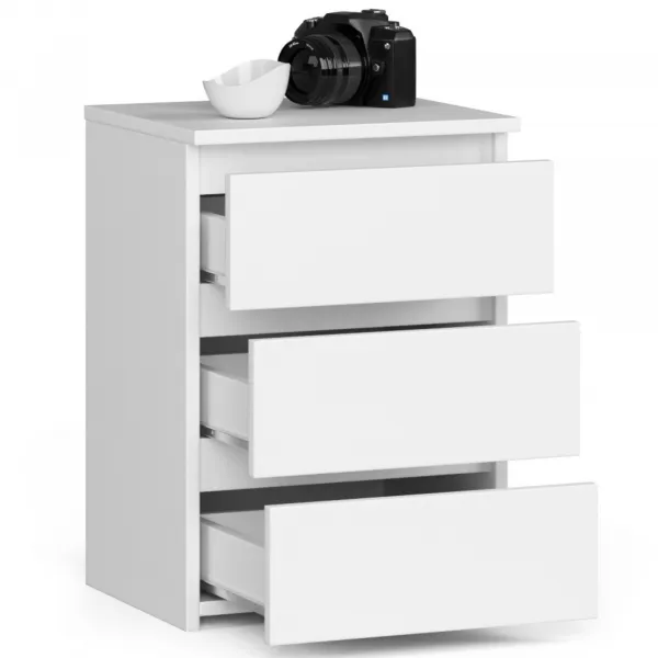 Ak furniture Komoda CL3 40 cm bílá