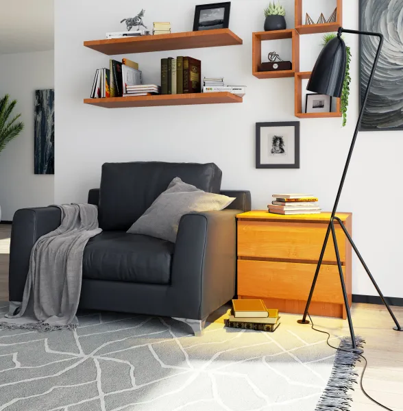Ak furniture Komoda Liv 60 cm jelša
