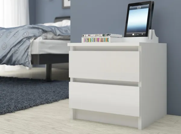 Ak furniture Komoda Liv 60 cm biela
