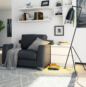 Ak furniture Komoda Liv 60 cm biela