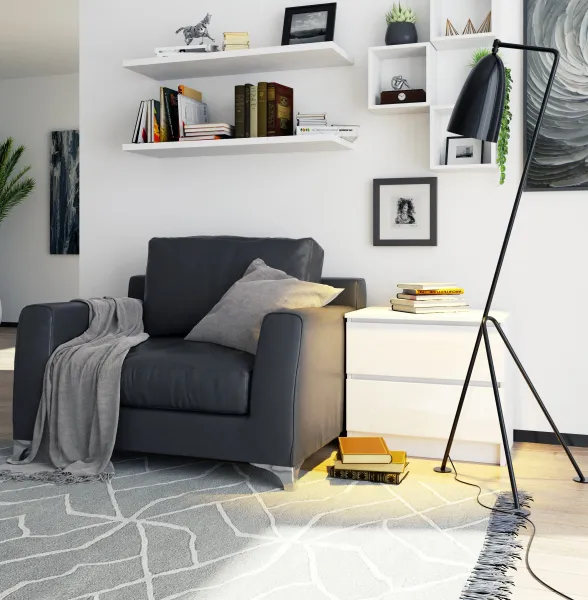 Ak furniture Komoda Liv 60 cm biela lesklá