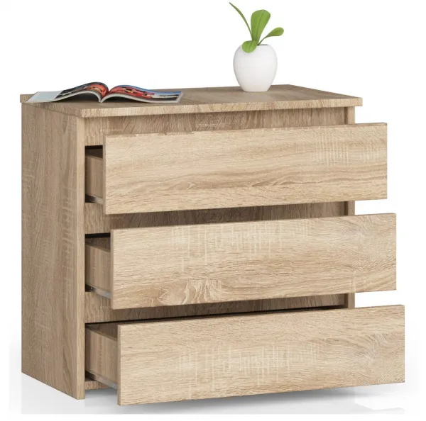 Ak furniture Komoda CL3 60 cm dub sonoma