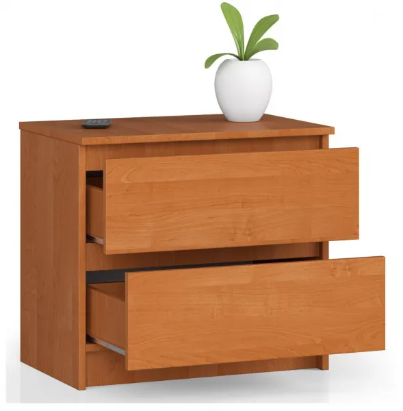Ak furniture Komoda Liv 60 cm jelša