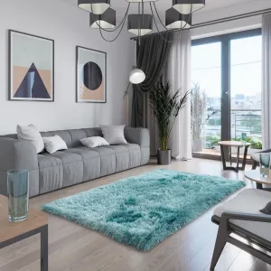 Koberec AmeliaHome Floro tyrkysový, veľkosť 50x80