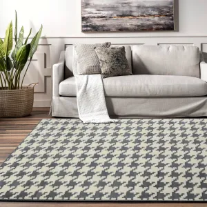 Tutumi Koberec Clover Pepitka sivý, veľkosť 140x200