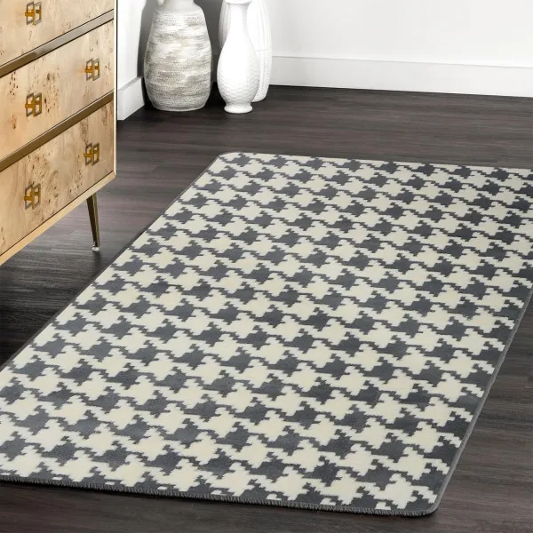 Tutumi Koberec Clover Pepitka sivý, veľkosť 140x200