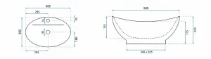 Keramické umývadlo na dosku Rea Cindy