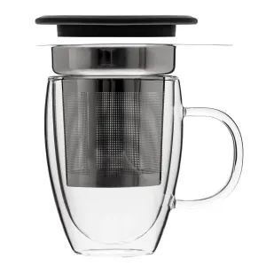 Secret de Gourmet Hrnček s viečkom a sitkom Louie 300 ml číry