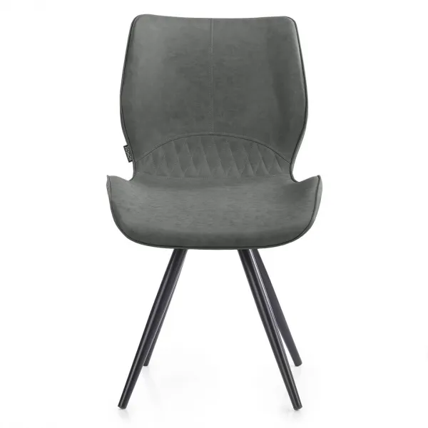 HOMEDE Jedálenská stolička Horsal sivá, veľkosť 48,5x69,5x82