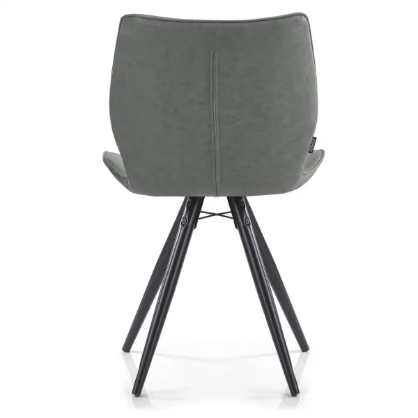 HOMEDE Jedálenská stolička Horsal sivá, veľkosť 48,5x69,5x82