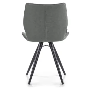 HOMEDE Jedálenská stolička Horsal sivá, veľkosť 48,5x69,5x82