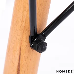 HOMEDE Jedálenský stôl Tebe I čierny, veľkosť o80x80