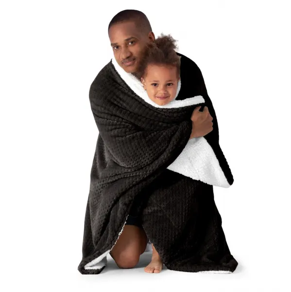 Deka AmeliaHome Shleepy čierna, veľkosť 170x210