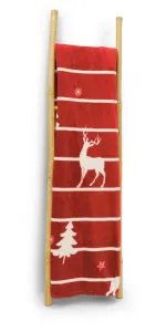 Kontrast Deka s vianočným motívom CLASSY I 150x200 cm červená