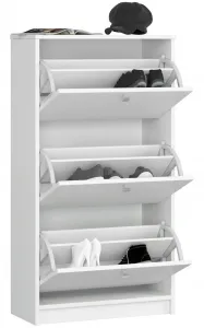 Ak furniture Botník ANTONIO 60 cm biely