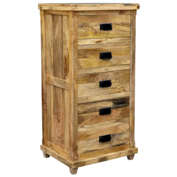 indickynabytok.sk - Komoda Devi 60x120x45 indický masív mango