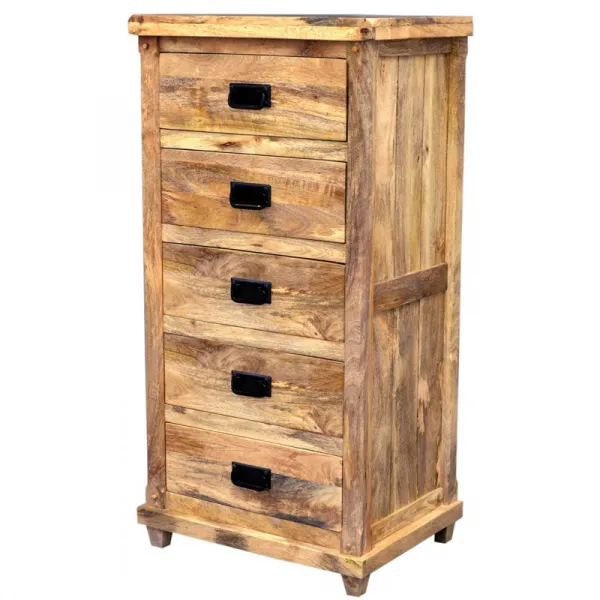 indickynabytok.sk - Komoda Devi 60x120x45 indický masív mango