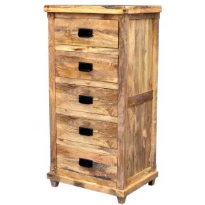 indickynabytok.sk - Komoda Devi 60x120x45 indický masív mango