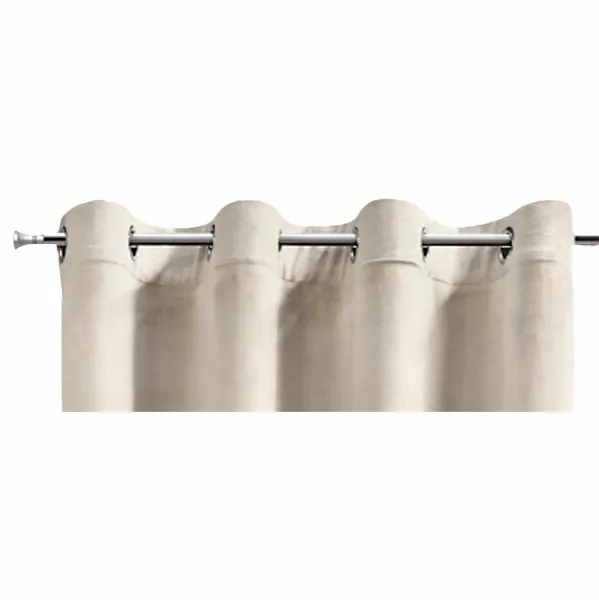 Strieborná farba krúžkov, Krúžkovanie závesu, (pridajte 23 cm látky)