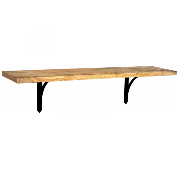 indickynabytok.sk - Polica na stenu Devi 100x22 indický masív mango