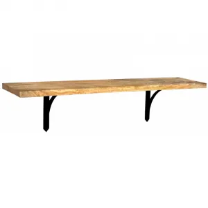 indickynabytok.sk - Polica na stenu Devi 100x22 indický masív mango