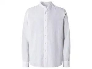 Livergy® Pánska košeľa „Regular fit“ (M (39/40), biela)