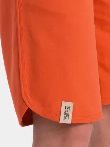 Štýlové kraťasy pre pánov oranžové