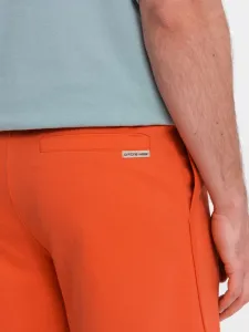 Štýlové kraťasy pre pánov oranžové
