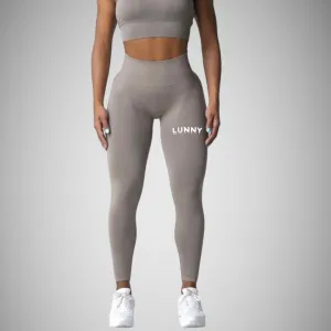 Legínovo Fitness set hnedý Ensemble Veľkosť: L