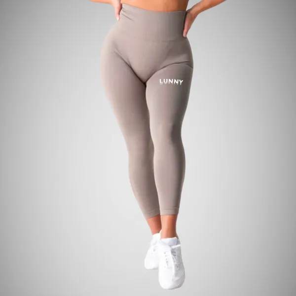 Legínovo Fitness set hnedý Ensemble Veľkosť: L