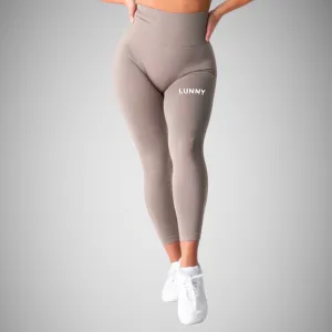 Legínovo Fitness set hnedý Ensemble Veľkosť: L