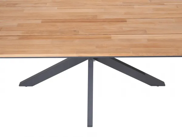 Goa jedálenský stôl hnedý 220 cm
