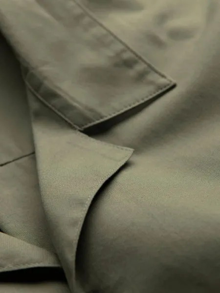 Pánska košeľa s krátkym rukávom-kubánsky golier-khaki