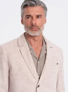 Trendy sako pre pánov béžové