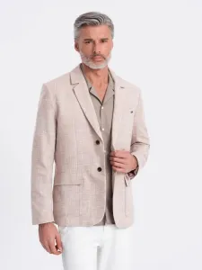 Trendy sako pre pánov béžové