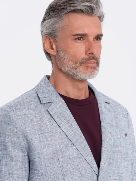 Trendy sako pre pánov modré
