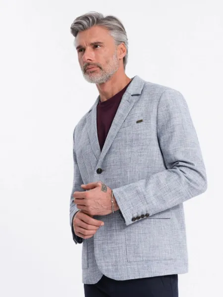 Trendy sako pre pánov modré